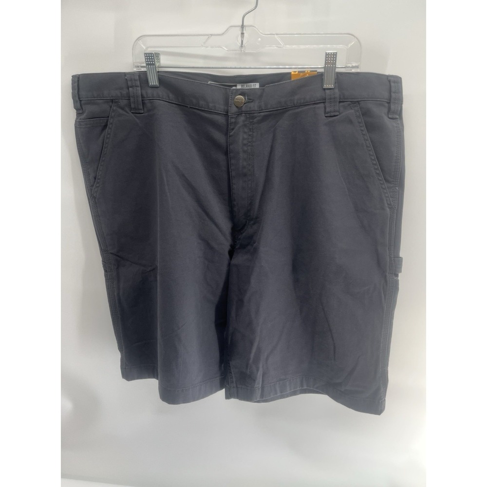 Size 42 Carhartt Rugged Flex‎ Relaxed Fit Canvas Cargo Work Short Gray Men